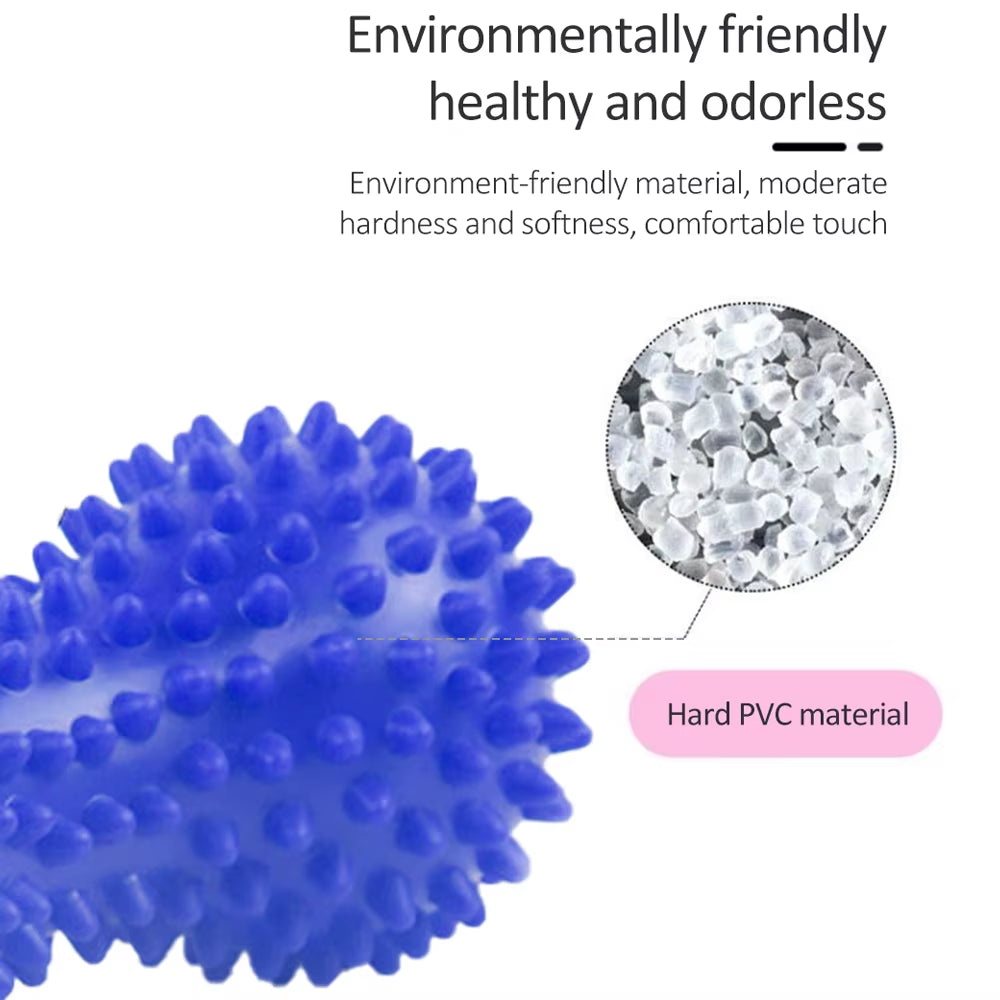 1PCS Relaxation Massage Ball Fitness Acupoint Stimulating Grip Strength Fascia Ball Hedgehog Design for Body Care