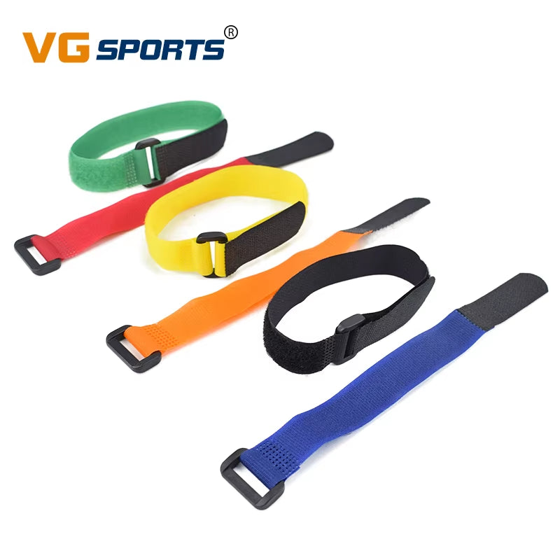 5Pcs/Lot Bicycle Handlebar Strap Holder Cycling Flashlight Tie Rope Bandages Universal Nylon Sticky Tie Fixed Items Bike Strap